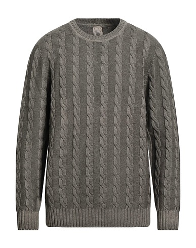 H953 Jumper Khaki 100% Merino Wool