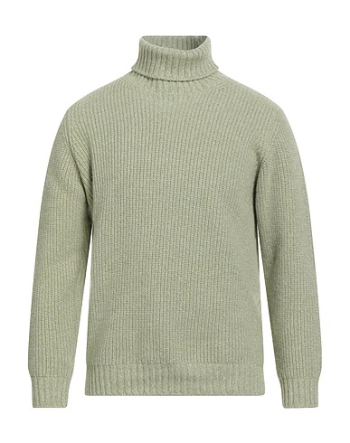 FILIPPO DE LAURENTIIS Cuello alto Verde salvia 90% Super 120s Lana, 10% Cachemir