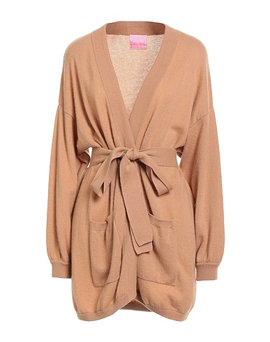 CRUSH. Cardigan Camel 100% Cashmere