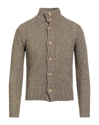 FILIPPO DE LAURENTIIS Cardigan Taupe 90% Yak wool, 10% Merino Wool