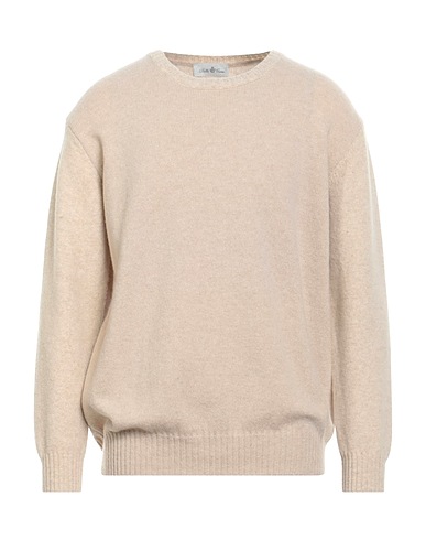 DELLA CIANA Pullover Beige 100% Lana Merino