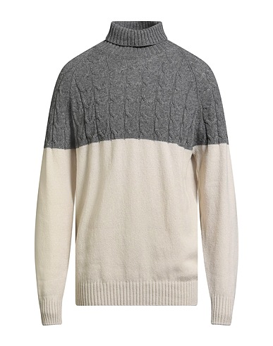 BARBA Napoli Polo neck Grey 100% Virgin Wool