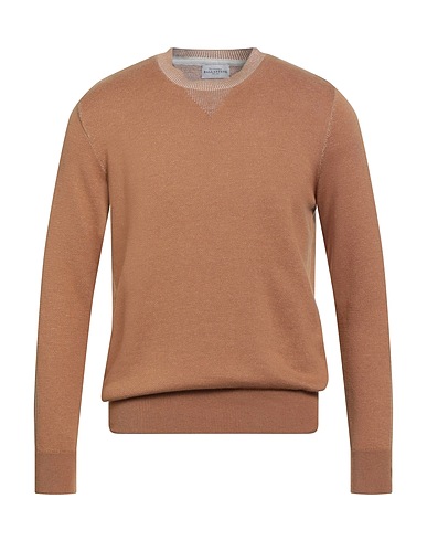BALLANTYNE Jumper Camel 85% Cotton, 15% Cashmere