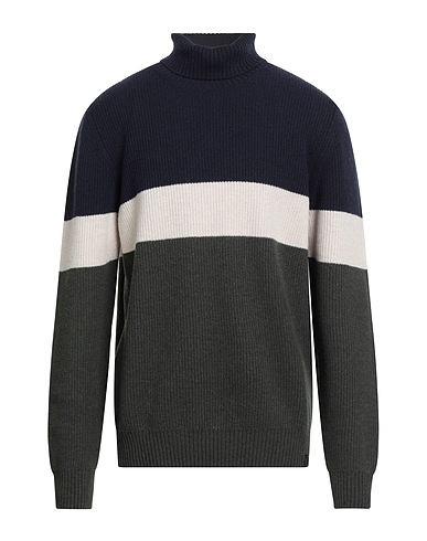 FILIPPO DE LAURENTIIS Polo neck Midnight blue 100% Virgin Wool