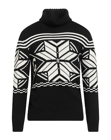 G2FIRENZE Polo neck Black 50% Wool, 20% Alpaca wool, 20% Acrylic, 10% Viscose