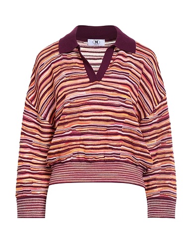 M MISSONI Sweater Garnet 66% Wool, 18% Viscose, 9% Cotton, 7% Metallic fiber