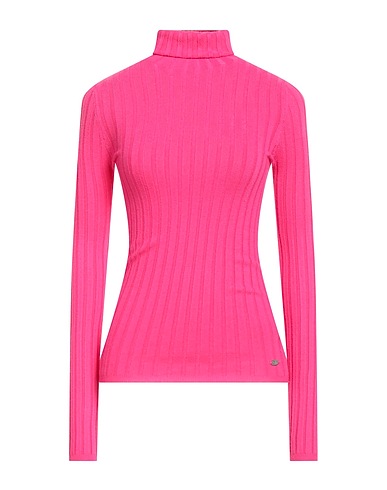 GAUDÌ Polo neck Fuchsia 45% Viscose, 30% Polyester, 15% Metallic fiber, 10% Elastane