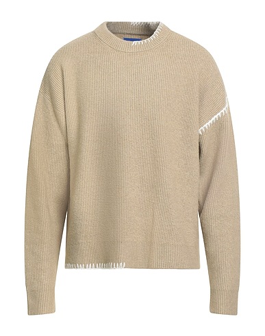 JACK & JONES Sweater Light green 60% Acrylic, 30% Polyester, 8% Wool, 2% Elastane