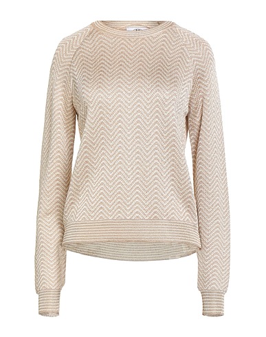 M MISSONI Jumper Gold 92% Viscose, 8% Metallic fiber