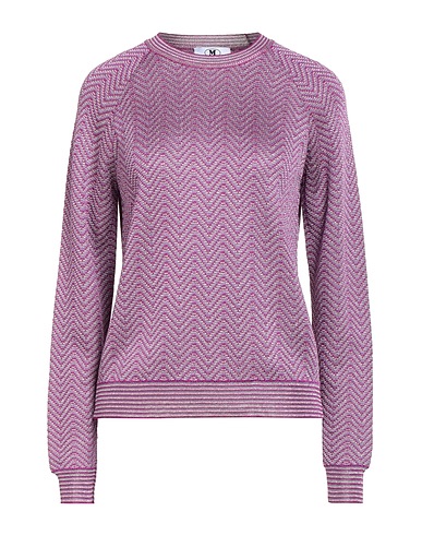 M MISSONI Jumper Mauve 92% Viscose, 8% Metallic fiber