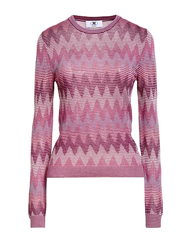 M MISSONI Jumper Mauve 73% Viscose, 12% Cotton, 10% Polyester, 5% Cupro