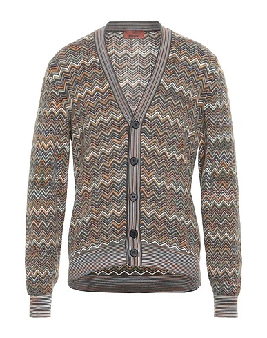 MISSONI カーディガン ミリタリーグリーン コットン 56% / カシミヤ 31% / シルク 13%