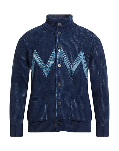 M MISSONI Cardigan Blue 100% Wool