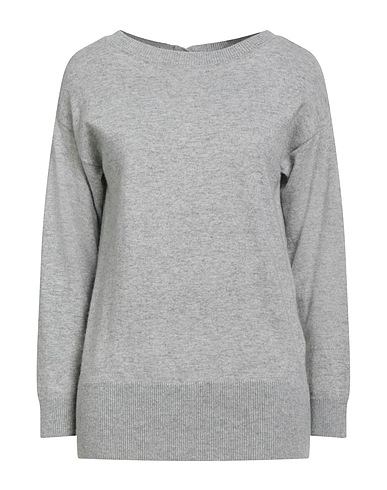ALPHA STUDIO Pullover Grigio chiaro 40% Lana riciclata, 30% Viscosa, 20% Poliammide, 10% Cachemire