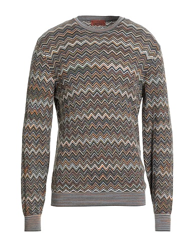 MISSONI Sweater Military green 56% Cotton, 31% Cashmere, 13% Silk