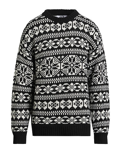 GRIFONI Jumper Black 80% Wool, 20% Polyamide