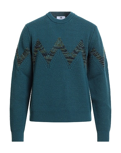 M MISSONI Πουλόβερ Πράσινο πετρόλ 100% Μαλλί
