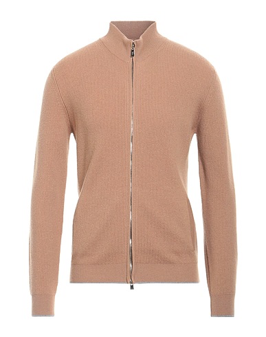 FEDELI Cardigan Light brown 100% Cashmere