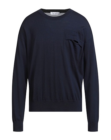 PAOLO RAGAZZINI Свитер Иссиня-чёрный 100% Шерсть мериноса