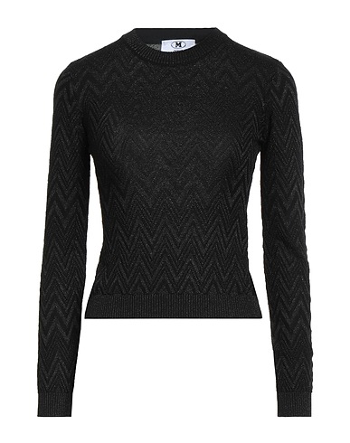 M MISSONI Jumper Black 60% Cotton, 26% Viscose, 14% Metallic fiber
