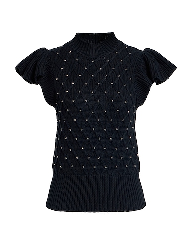 LIU •JO Rollkragenpullover NERO 100% Baumwolle