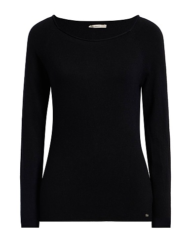 GAUDÌ Sweater Black 55% Viscose, 35% Polyester, 10% Elastane