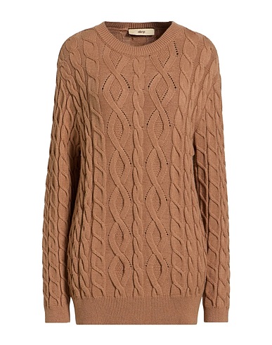 AKEP Jumper Light brown 52% Viscose, 26% Polyester, 22% Polyamide