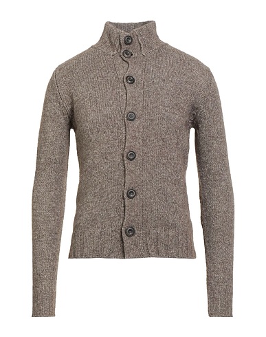 FILIPPO DE LAURENTIIS Cardigan Tortora 90% Lana di yak, 10% Lana Merino