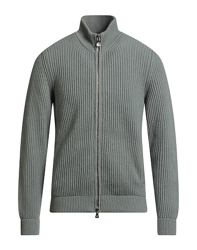 FEDELI Cardigan Sage green 100% Cashmere
