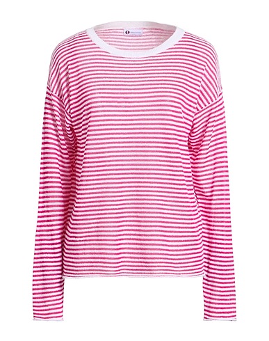 DIANA GALLESI Свитер Фуксия 39% Хлопок, 33% Вискоза, 21% Полиамид, 7% Металлическое волокно