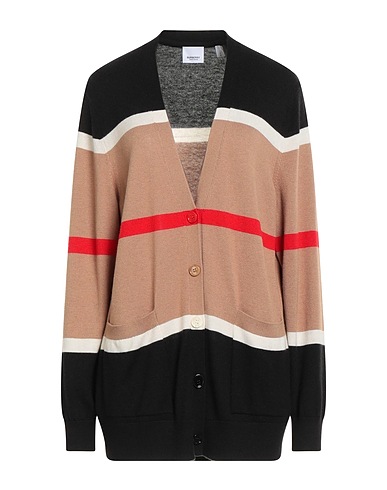 BURBERRY Cardigan Camel 72% Cashmere, 28% Silk