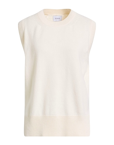 BARRIE Maglia Gilet Avorio 100% Cachemire