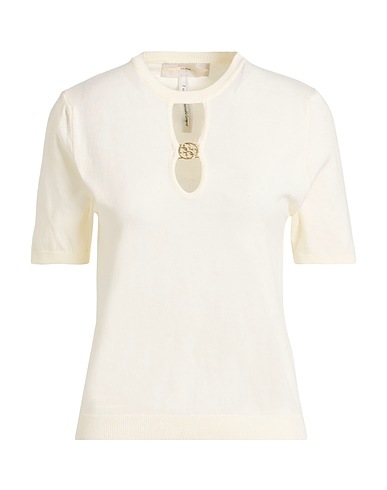 GUESS Pullover Elfenbein 72% Viskose EcoVero™, 28% Polyester