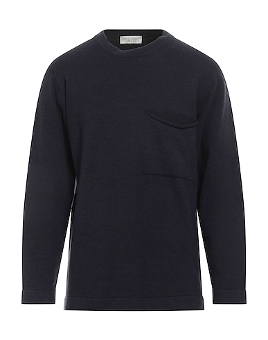 FILIPPO DE LAURENTIIS Sweater Midnight blue 73% Cotton, 24% Polyamide, 3% Elastane