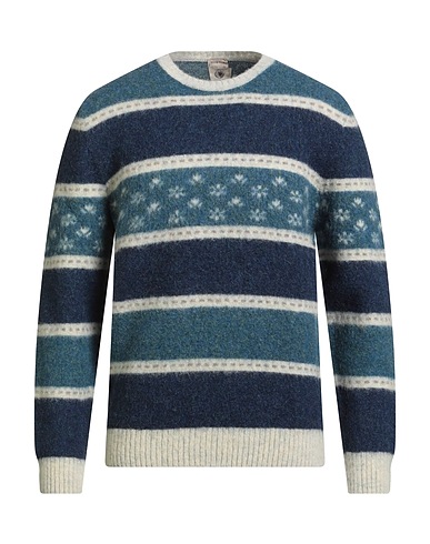 H953 Pullover Marineblau 100% Merinowolle