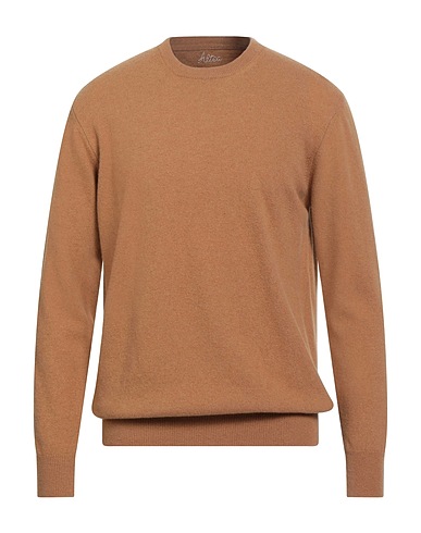 ALTEA Pullover Kamel 100% Schurwolle