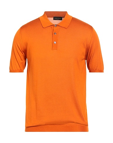 ROBERTO COLLINA Pullover Orange 100% Seide