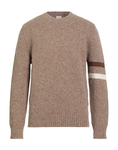 H953 Jumper Light brown 60% Alpaca wool, 40% Wool