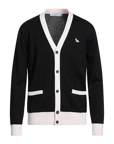 MAISON KITSUNÉ Cardigan Black 100% Wool