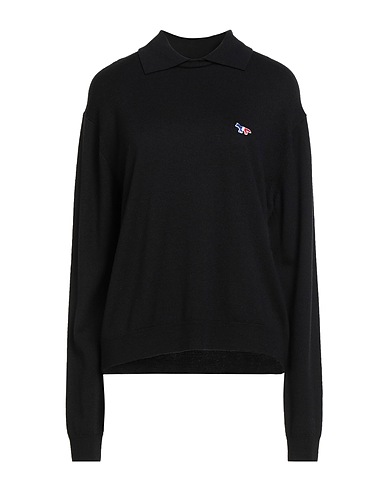 MAISON KITSUNÉ Jumper Black 100% Virgin Wool