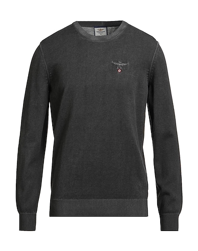 AERONAUTICA MILITARE Sweater Charcoal 75% Cotton, 25% Viscose