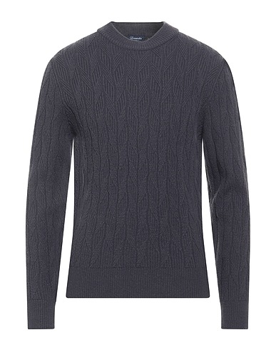 DRUMOHR Sweater Navy 100% Merino Wool
