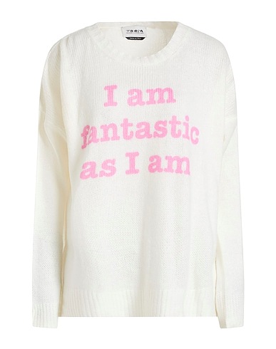 BERNA Sweater Ivory 50% Wool, 20% Acrylic, 20% Viscose, 10% Polyamide