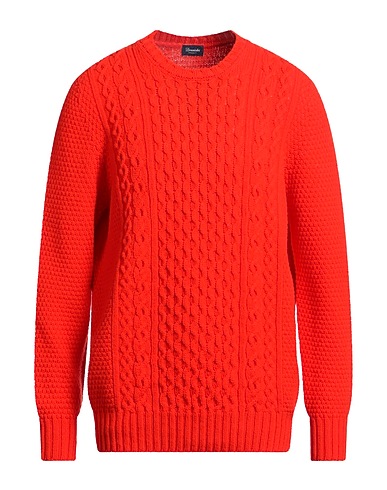 DRUMOHR Jumper Orange 100% Lambswool