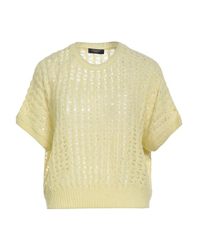 PESERICO Jumper EASY Lime green 60% Baby alpaca wool, 27% Polyamide, 7% Virgin Wool, 6% Polyester, Metallic fiber