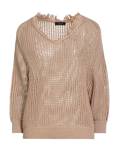 PESERICO Jumper Sand 96% Cotton, 4% Polyester
