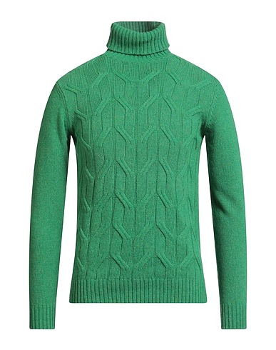 DANIELE ALESSANDRINI HOMME Cuello alto Verde 70% Lana, 25% Poliamida, 5% Otras Fibras
