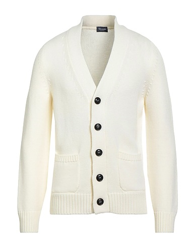 DRUMOHR Cardigan Ivory 100% Merino Wool