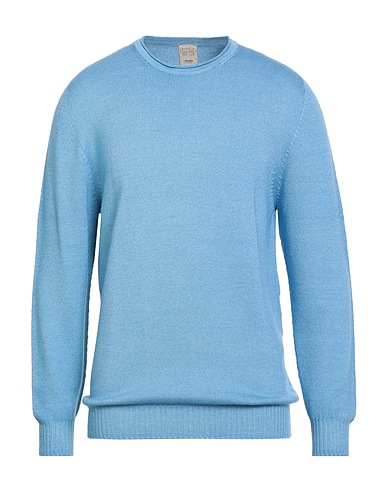 H953 Jumper Light blue 100% Merino Wool