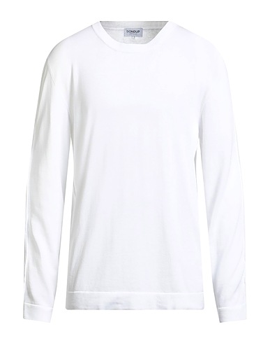 DONDUP Sweater White 100% Cotton